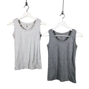 Unisex Uniqlo - Trikotaažist topp, suurus 34 - Hall (1)