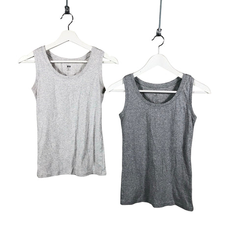 Unisex Uniqlo - Trikotaažist topp, suurus 34 - Hall ()