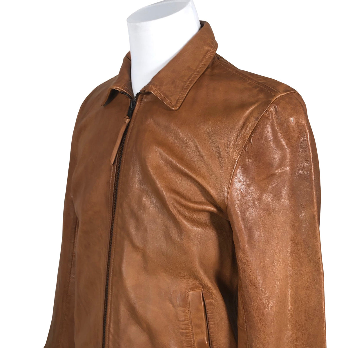 Unisex Superdry - Nahktagi, suurus M - Pruun (3)