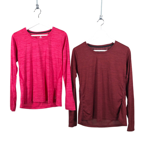 Unisex Soc - Spordisärk, pikad käised, suurus 38 - Veinipunane ()