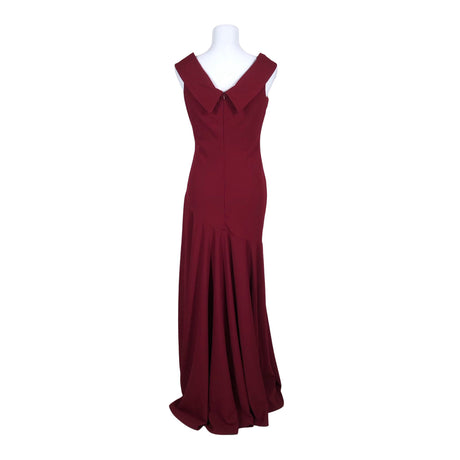 Unisex Goddiva London - Mitteveniv kleit, suurus 38 - Veinipunane (2)