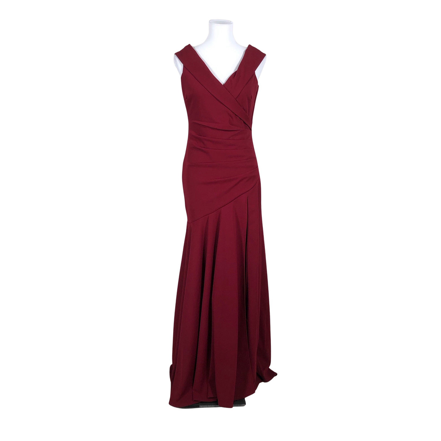 Unisex Goddiva London - Mitteveniv kleit, suurus 38 - Veinipunane (1)