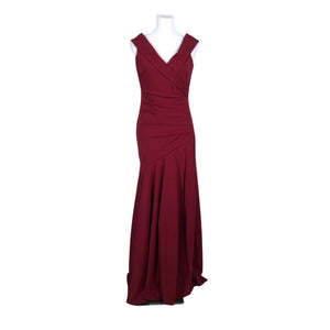 Unisex Goddiva London - Mitteveniv kleit, suurus 38 - Veinipunane (1)