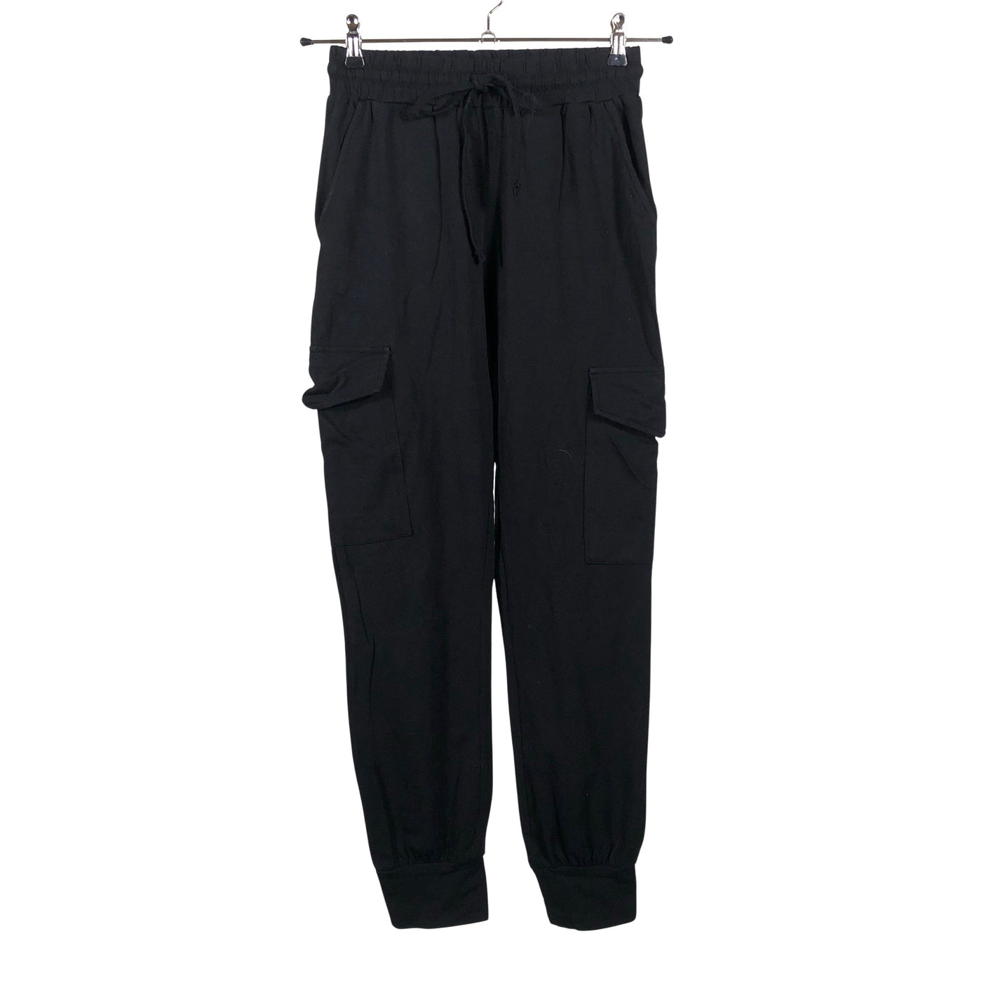Unisex Kaffe - Trikotaažist püksid, suurus 34 - Must (1)