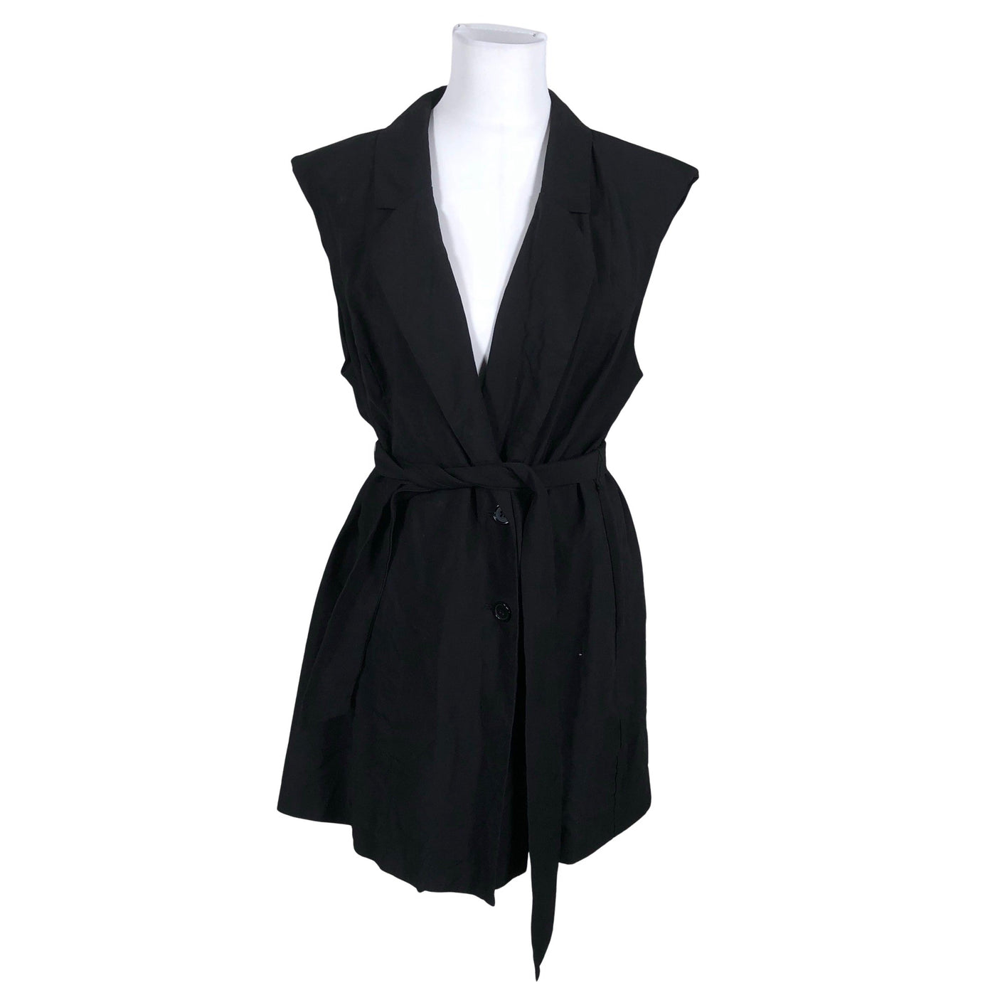 Unisex Lindex - Mitteveniv kleit, suurus 40 - Must (1)