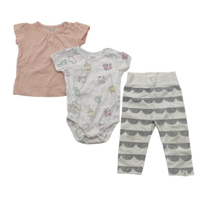 Unisex by Heritage - T-särk, suurus 62 - 68 - Heleroosa (1)