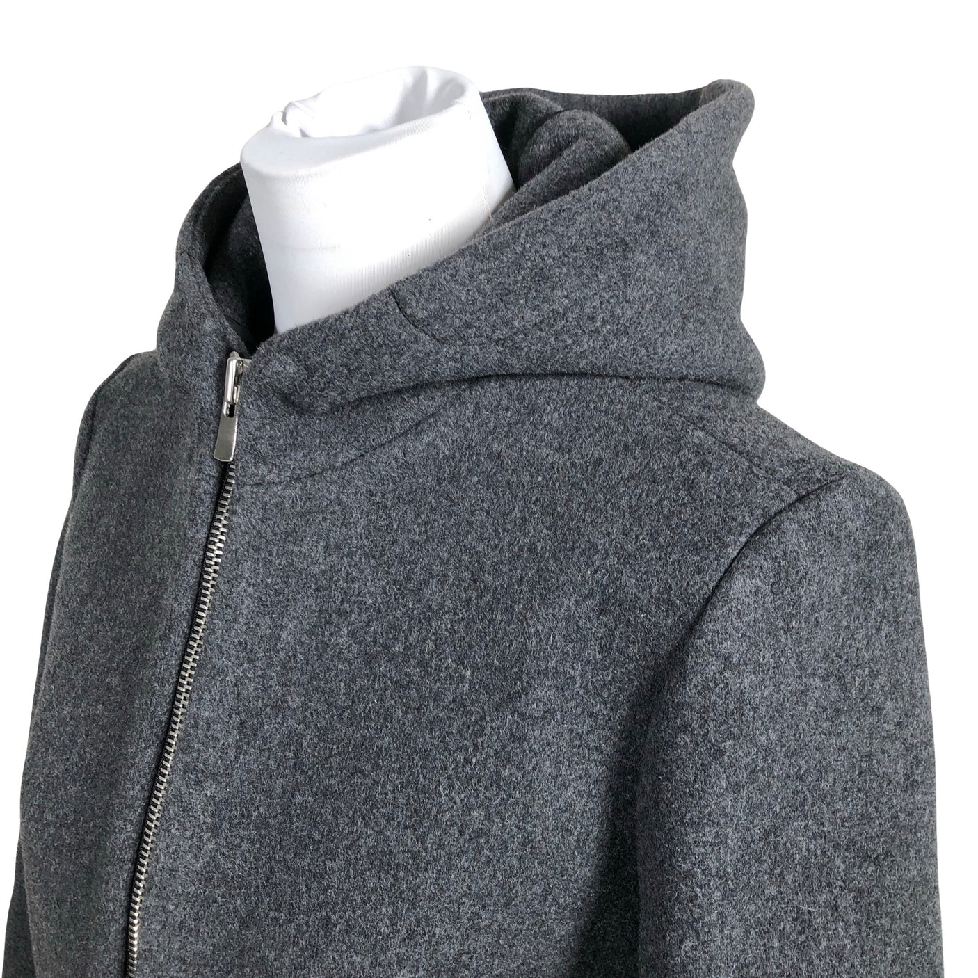 Unisex Sandro Paris - Villane mantel, suurus 38 - Hall (3)