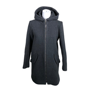 Unisex Sandro Paris - Villane mantel, suurus 38 - Hall (1)