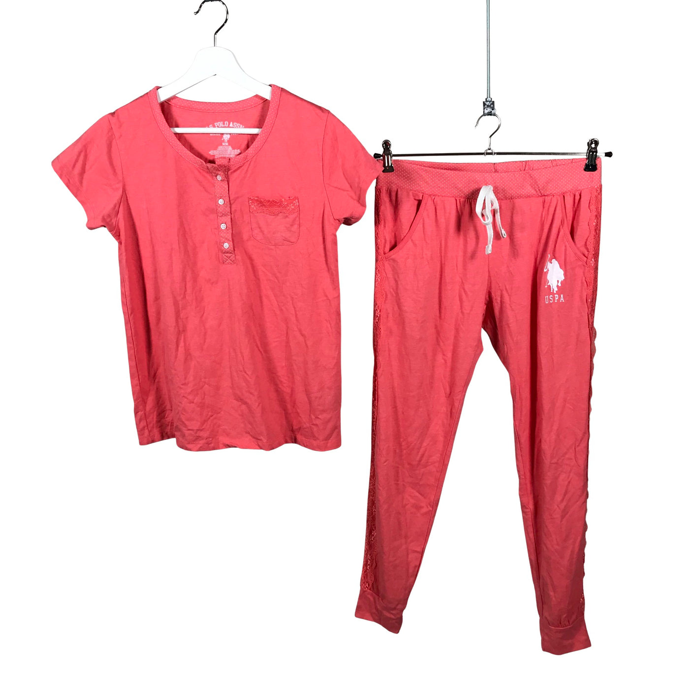 Unisex U.S. Polo Assn. - Ööpesu, suurus 38 - Punane (1)