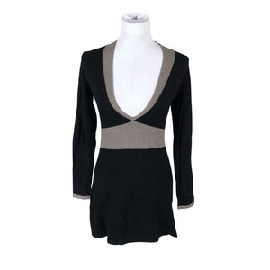 Unisex s.Oliver - Kootud tuunika, suurus 36 - Must (1)