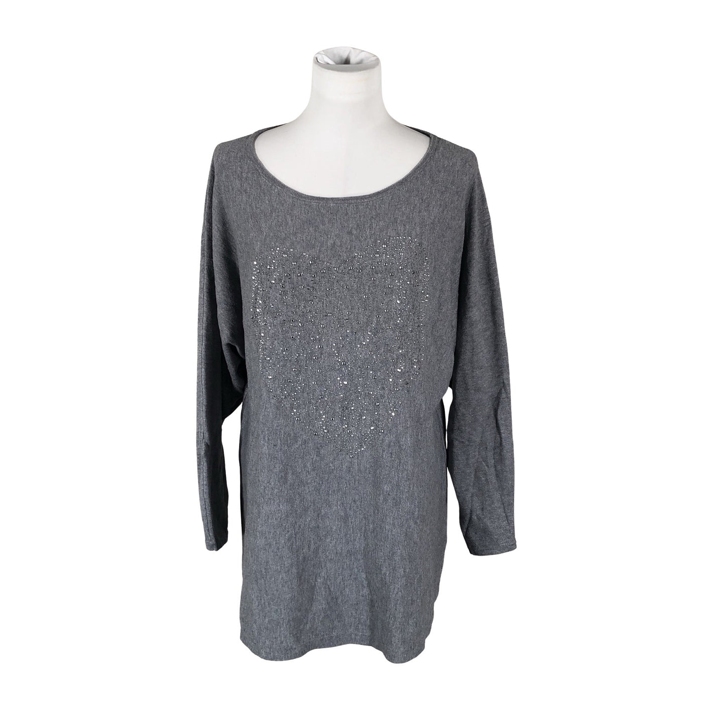 Unisex Bohemiana - Kootud tuunika, suurus 36 - Hall (1)