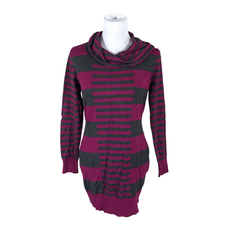 Unisex S.T.I - Kootud tuunika, suurus 38 - Veinipunane ()