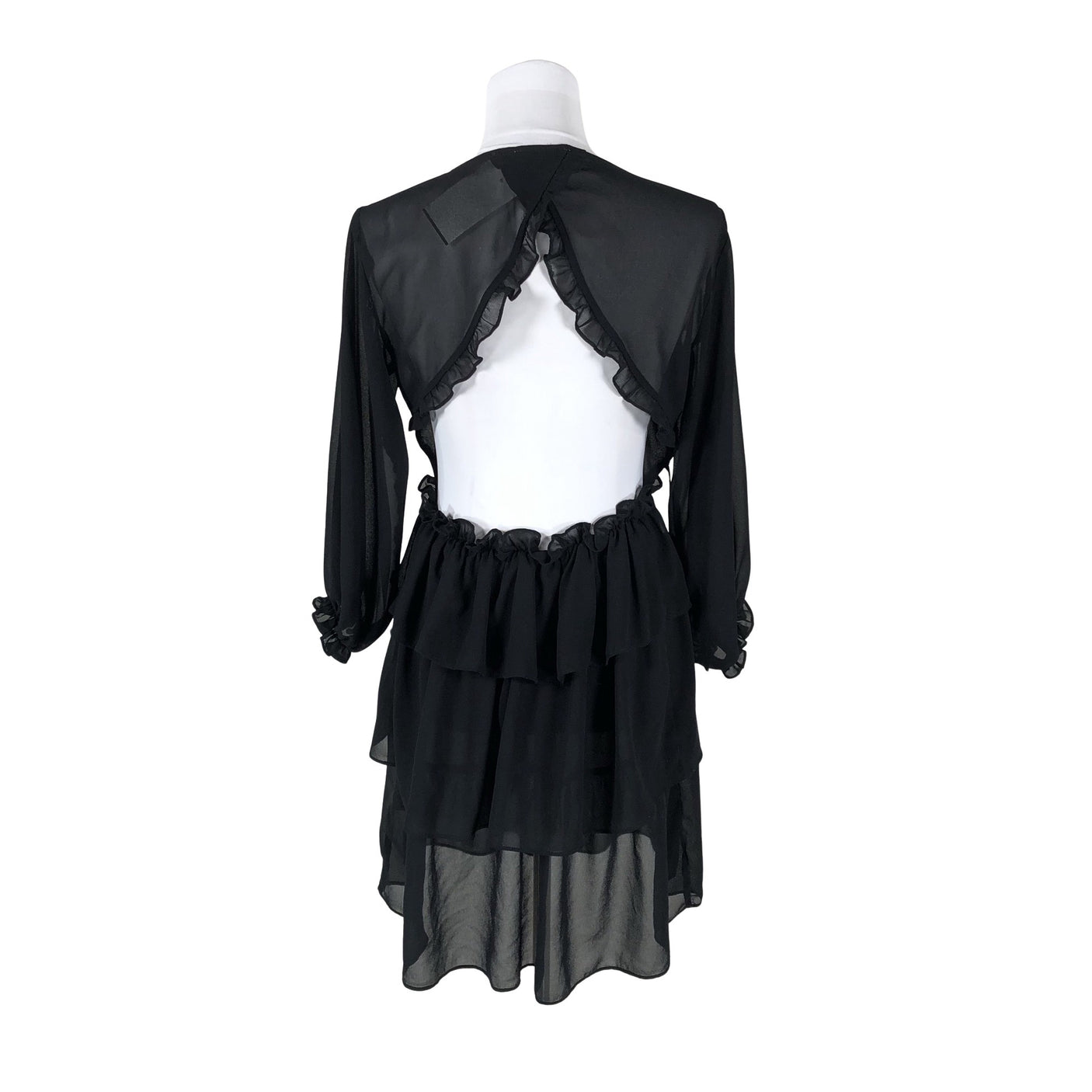 Unisex NOSH - Õhuke kleit, suurus 38 - Must (2)