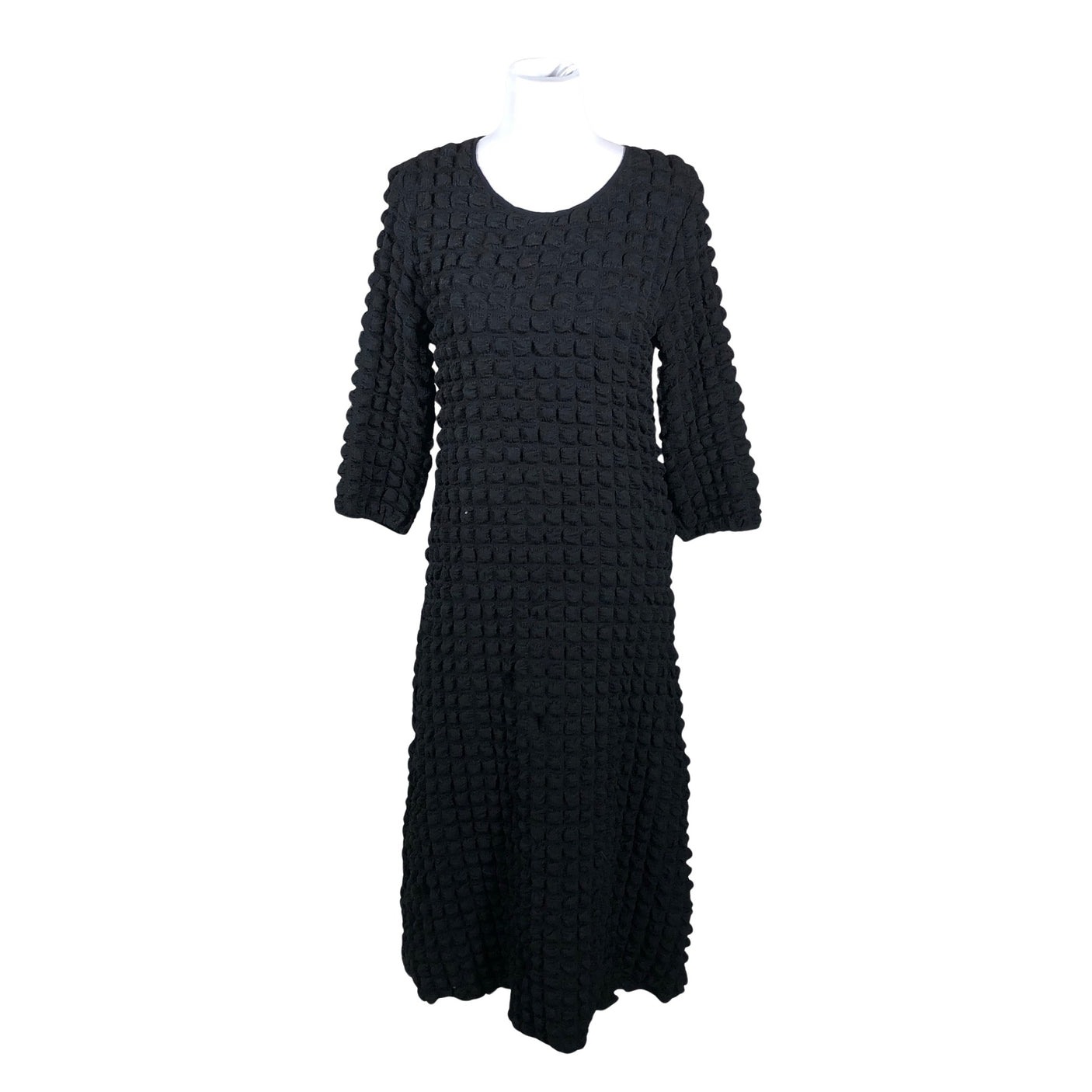 Unisex Cream - Trikotaažist kleit, suurus 36 - Must (2)