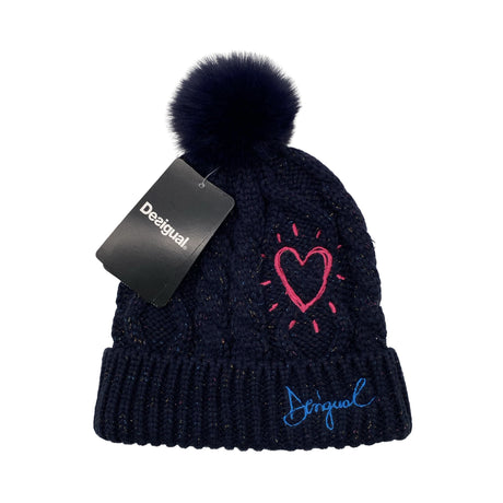 Unisex Desigual - Talvemüts, suurus 52 - 54 cm - Sinine ()