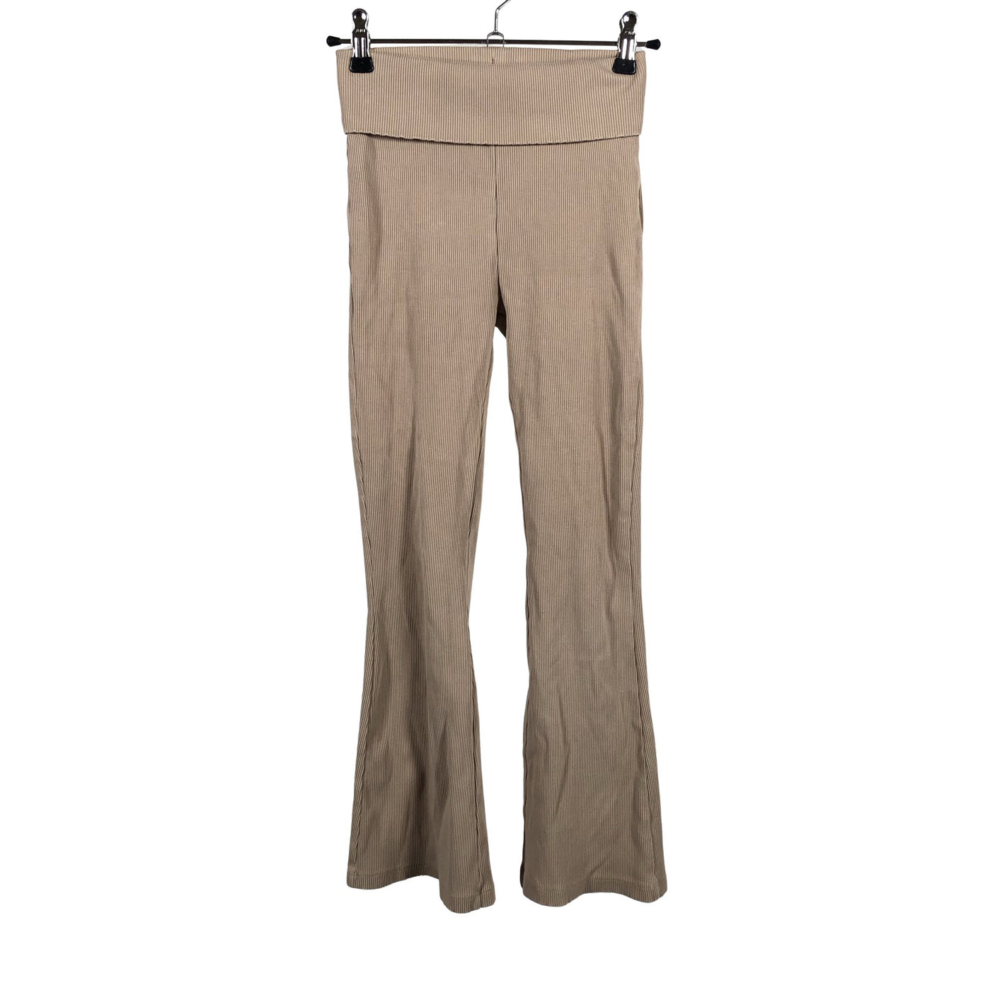 Unisex Lindex - Trikotaažist püksid, suurus 134 - 140 - Beige (1)