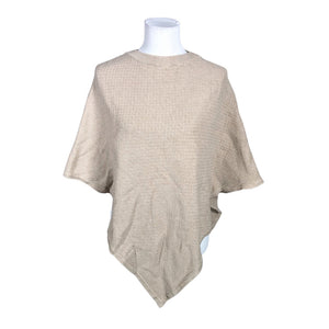 Unisex s.Oliver - Pontšo, suurus One size - Beige (1)