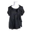 Unisex Sportmax - Lühikeste käistega pluus, suurus M - Must ()