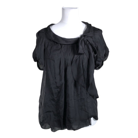 Unisex Sportmax - Lühikeste käistega pluus, suurus M - Must ()