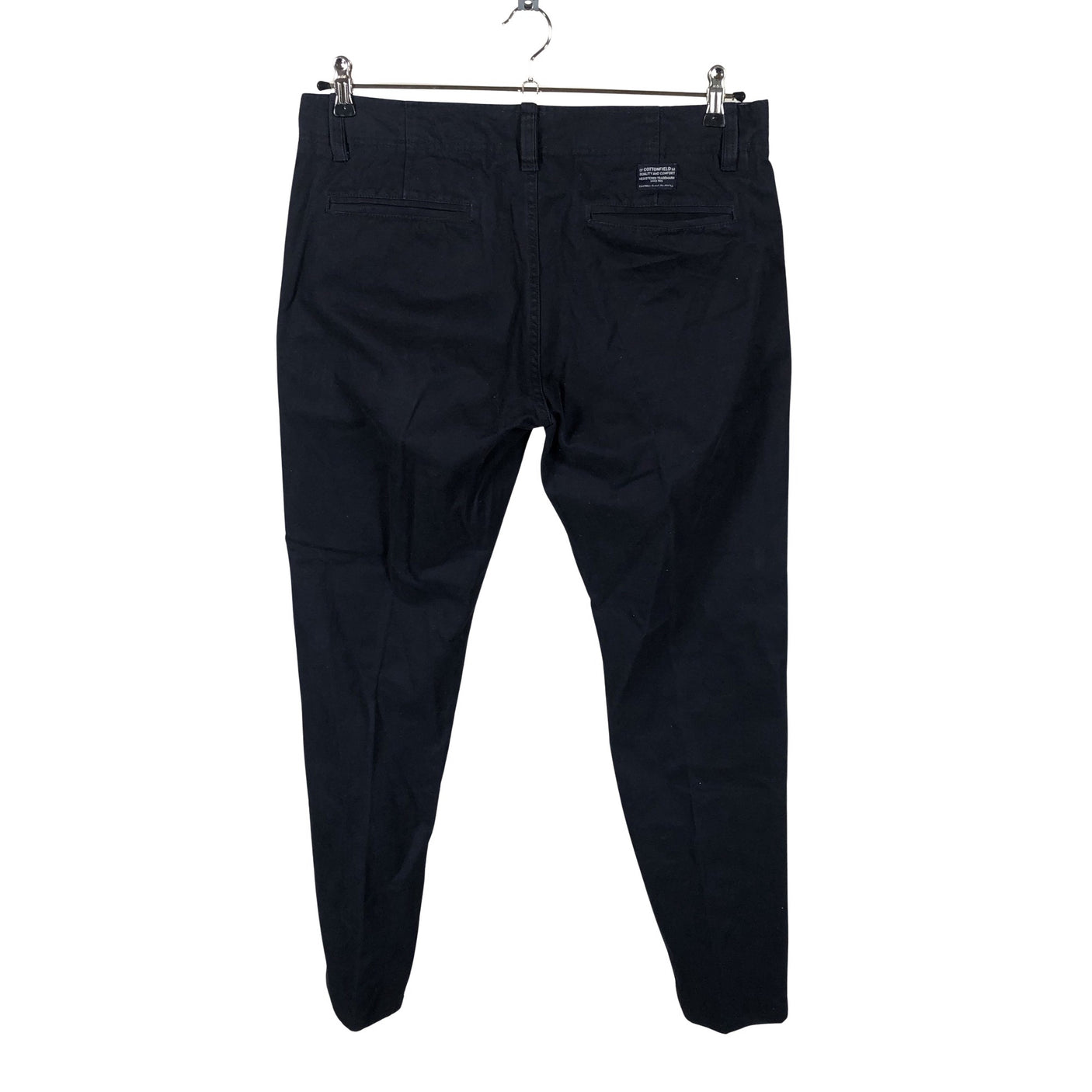 Unisex Cottonfield - Chino-püksid, suurus W33 - Sinine (2)