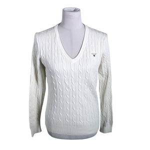 Naisten Gant - Neulepaita, koko L - Valkoinen