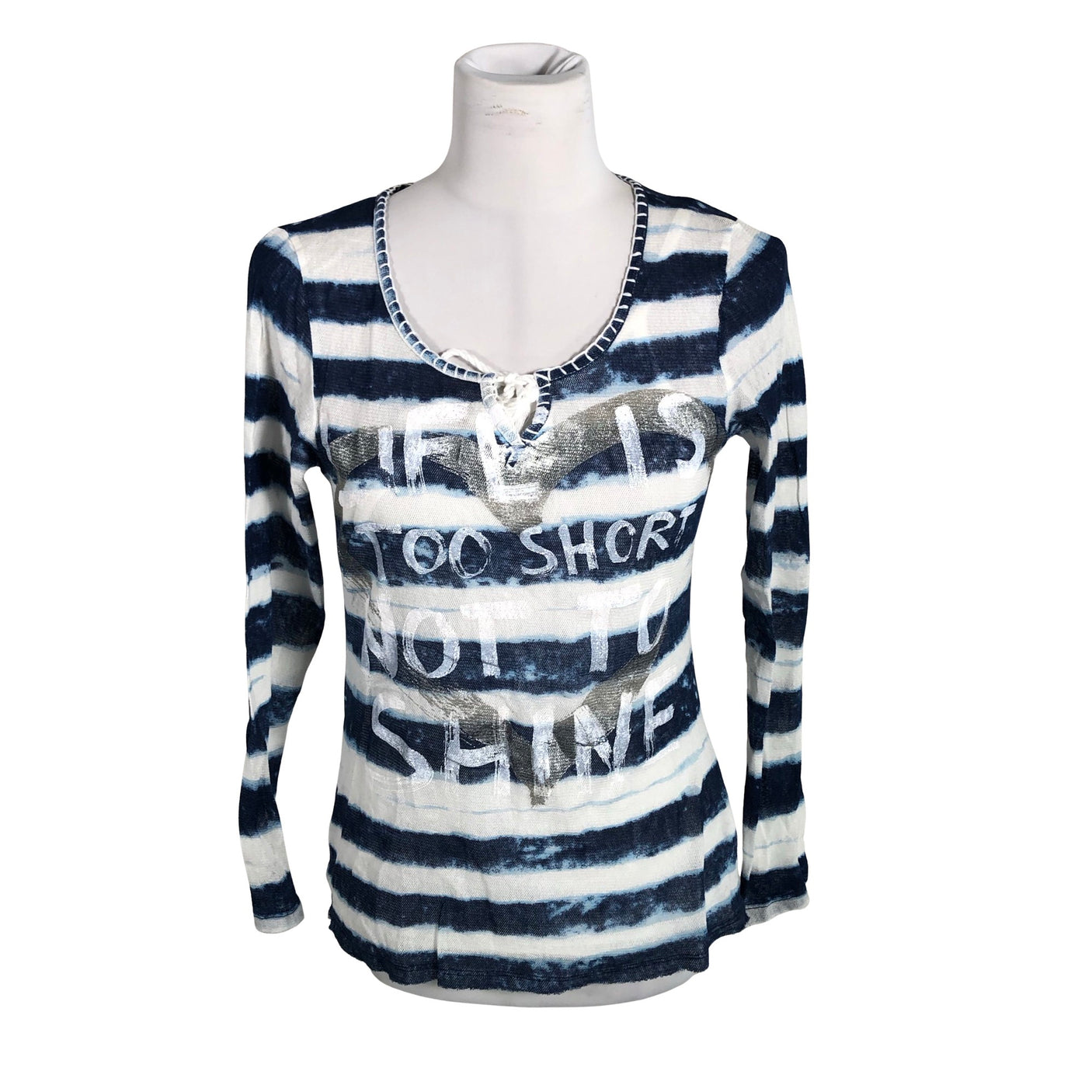 Unisex Marc Aurel - Trikotaažist pluus, suurus 36 - Sinine (1)