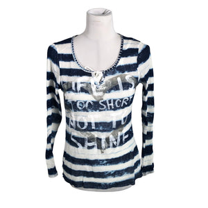 Unisex Marc Aurel - Trikotaažist pluus, suurus 36 - Sinine (1)