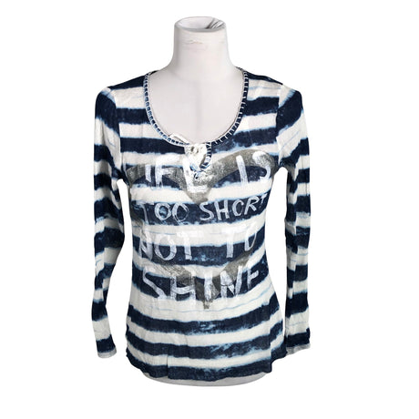 Unisex Marc Aurel - Trikotaažist pluus, suurus 36 - Sinine ()