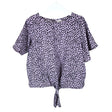 Unisex Lindex - Lühikeste käistega pluus, suurus 134 - 140 - Lilla ()