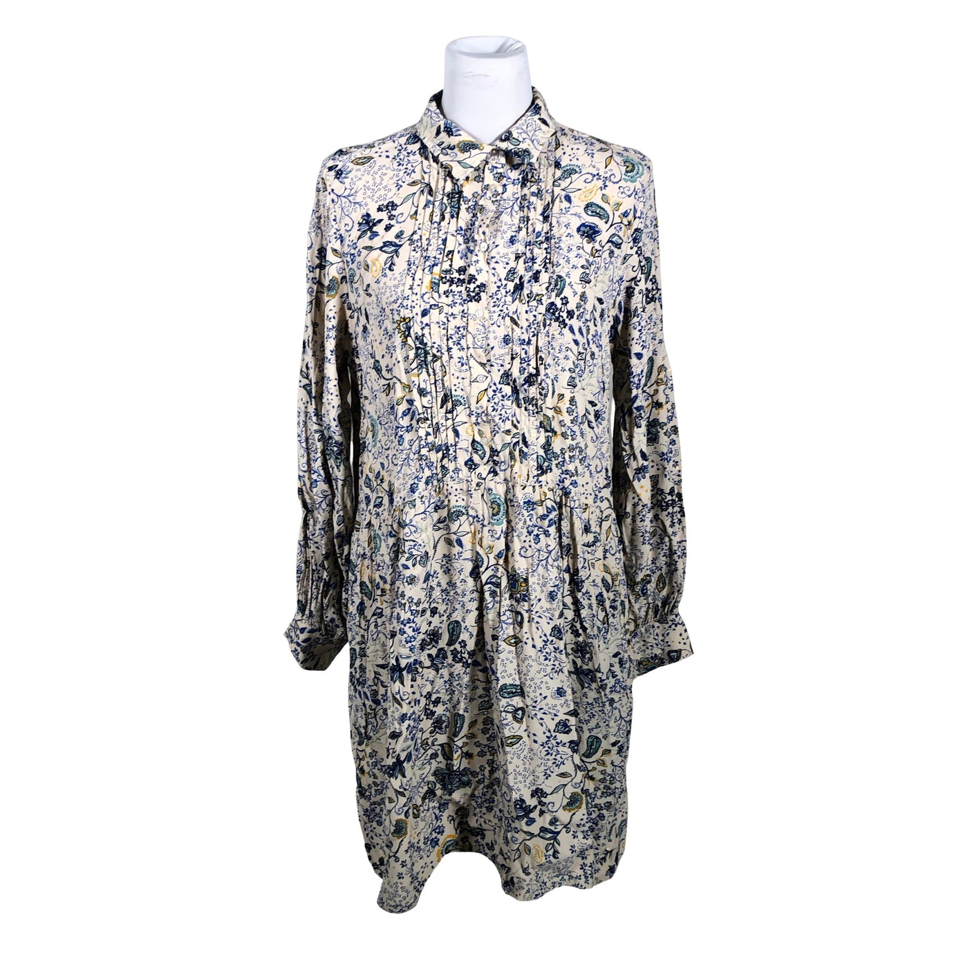 Unisex Part two - Schiffon dress, size 42 - Beige