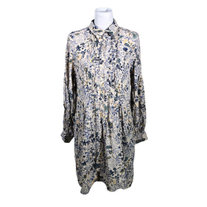 Unisex Part two - Schiffon dress, size 42 - Beige