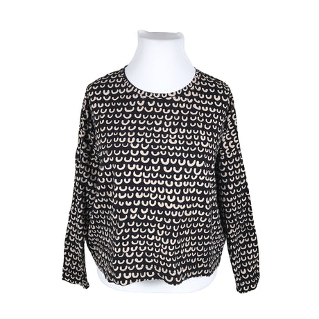 Unisex Papu - Trikotaažist pluus, suurus 44 - Must ()