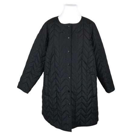 Unisex Zizzi - Tepitud jope, suurus 50 - Must ()