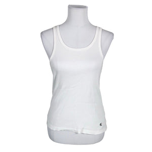 Unisex Calvin Klein - Trikotaažist topp, suurus 38 - Valge (1)