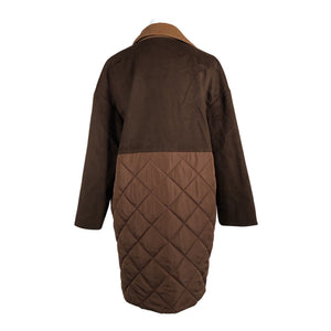 Unisex Y.A.S - Villane mantel, suurus 38 - Pruun (2)