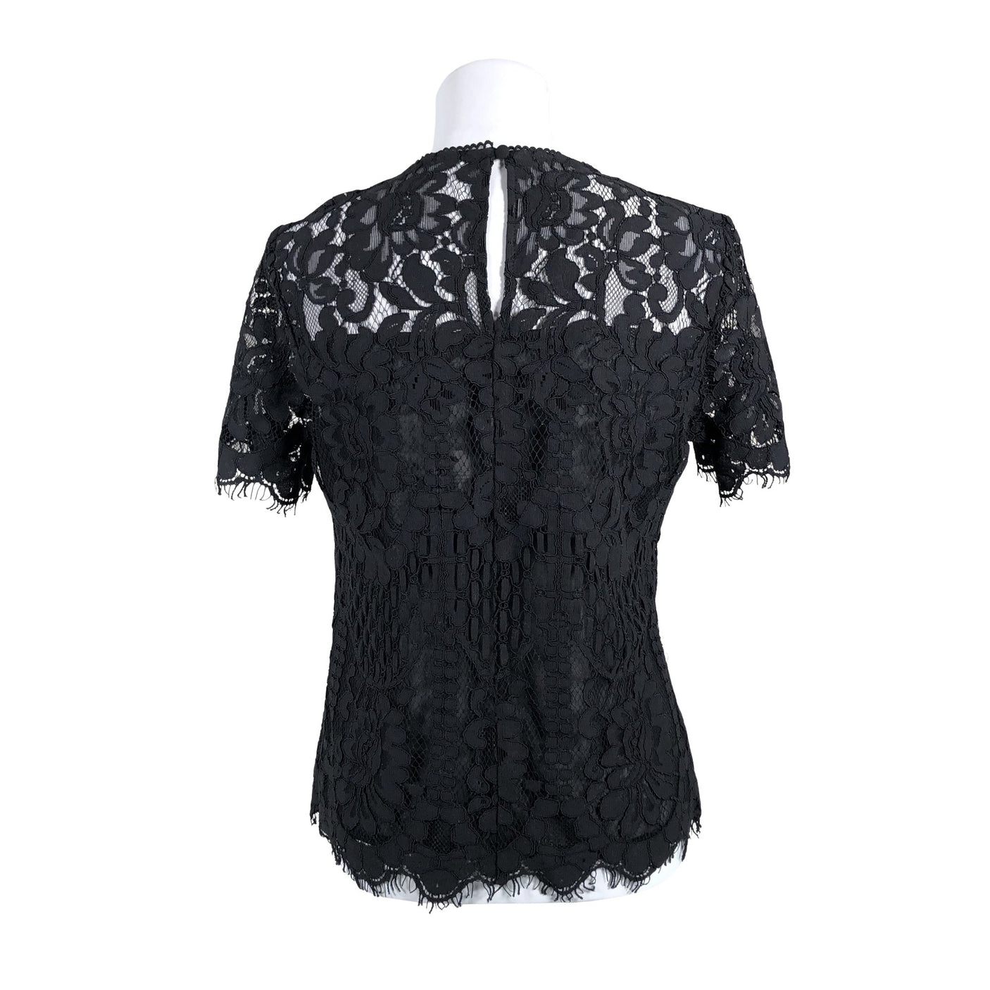 Unisex Lipsy London - Lühikeste käistega pluus, suurus 40 - Must (2)