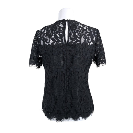 Unisex Lipsy London - Lühikeste käistega pluus, suurus 40 - Must (2)