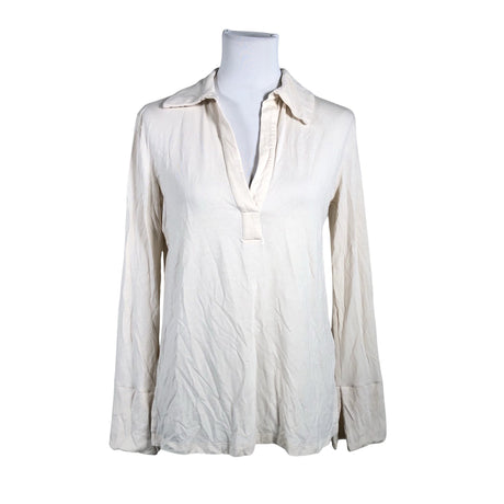 Unisex Residus - Trikotaažist pluus, suurus 38 - Beige ()
