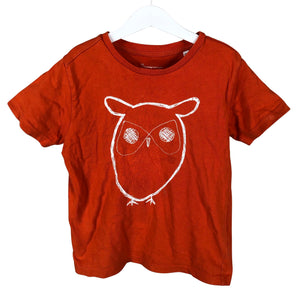 Unisex Knowledge Cotton Apparel - T-paita, koko 134 - 140 - Oranssi