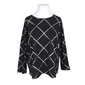 Unisex Neulomo - Trikotaažist pluus, suurus 44 - Must