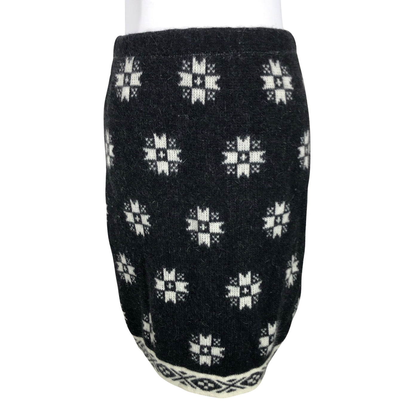 Unisex René Derhy - Kootud seelik, suurus 38 - Must (1)