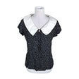 Unisex Rabalder - Lühikeste käistega pluus, suurus 40 - Must ()