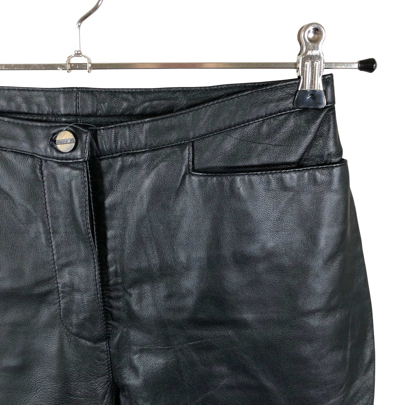 Unisex Claire - Nahkpüksid, suurus W25 - Must (3)