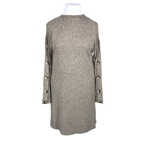 Unisex White - Kootud kleit, suurus 42 - Pruun (2)