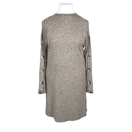Unisex White - Kootud kleit, suurus 42 - Pruun (2)