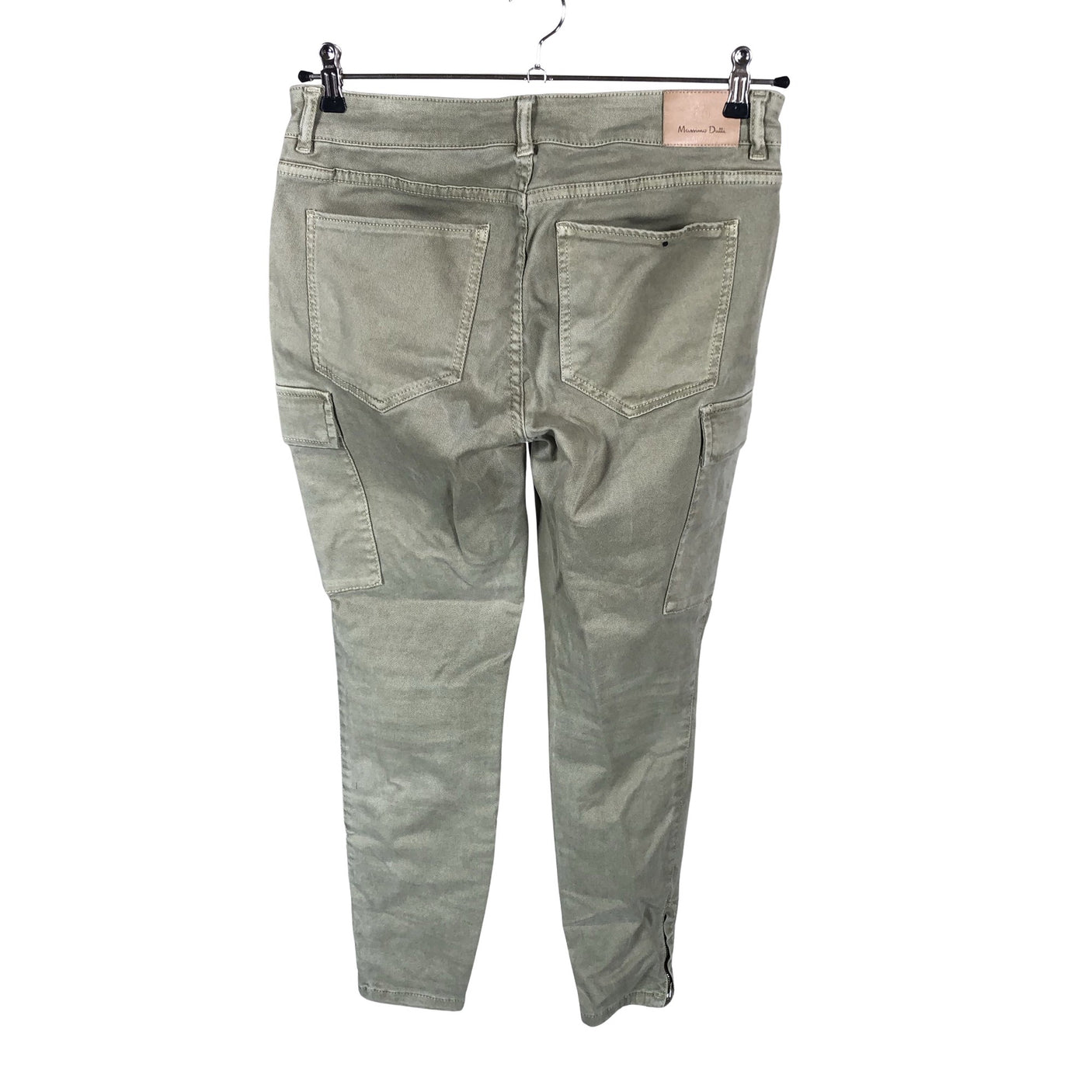 Unisex Massimo Dutti - Mittevenivad püksid, suurus W33 - Roheline (2)