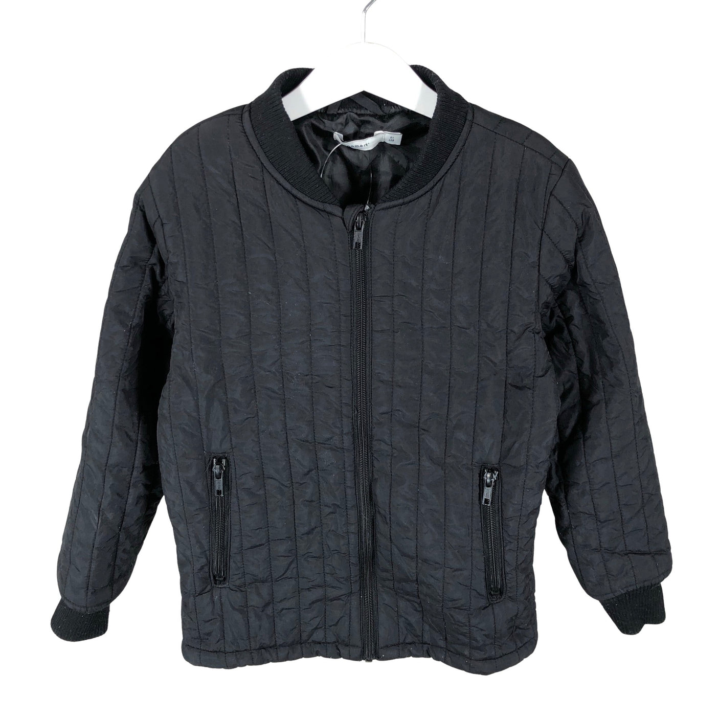 Unisex Name It - Õhem talvejope, suurus 122 - 128 - Must (1)