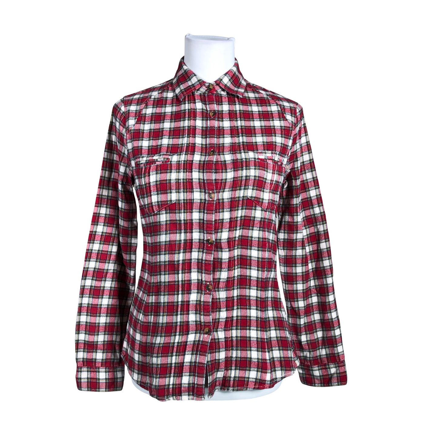 Unisex Lexington - Flanellsärk, suurus 36 - Punane (1)
