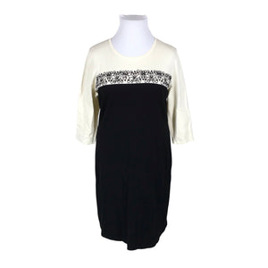 Unisex Maglia - Kootud kleit, suurus 46 - Must (1)