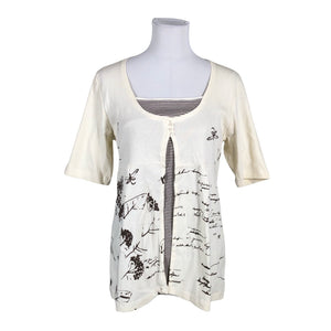 Unisex Signature - Trikotaažist tuunika, suurus 40 - Valge (1)